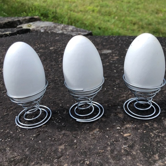 “FAMILY” Farmhouse Wood Egg with Stand Decor Set - Picture 5 of 7